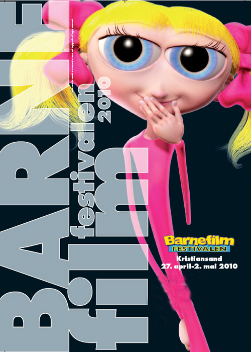 Plakat for Barnefilmfestivalen i Kristiansand 2010