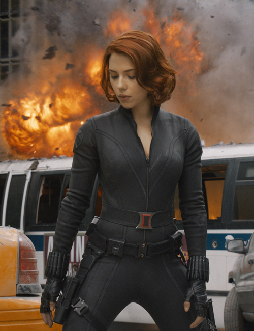 Scarlett Johansson i The Avengers
